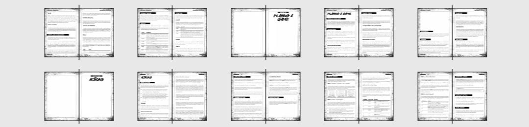 A preview of the book layout